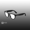 Ray-Ban Headliner (Gen 2) Глянцевый Чёрный с Прозрачно-Сапфировыми Линзами